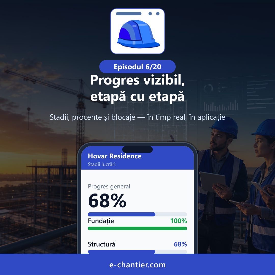 Etape, progres și timeline lucrări